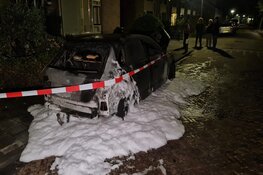 Auto door brand verwoest in Klimopstraat