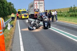 Motorrijder zwaargewond bij ongeval op N99