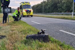 N9 richting Den Helder afgesloten na ongeval, twee gewonden