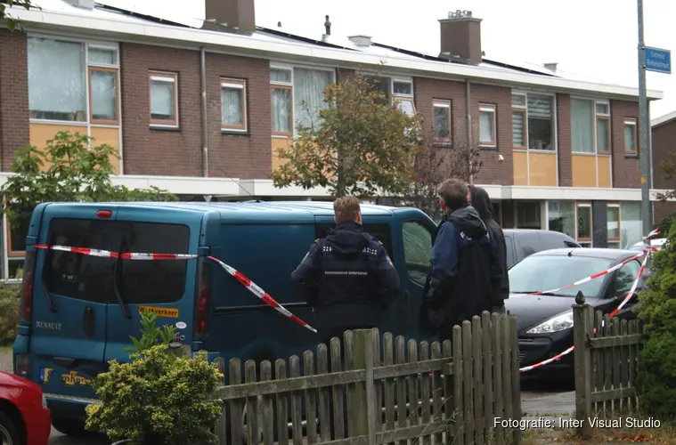 Forensische opsporing doet onderzoek naar mogelijke brandstichting