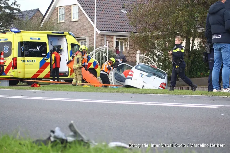 Twee gewonden bij ongeval aan Doggersvaart