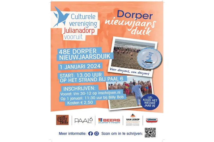 Dorper Nieuwjaarsduik 1 januari 2024