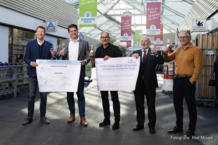 Intentie doorontwikkeling Schooten Plaza ondertekend