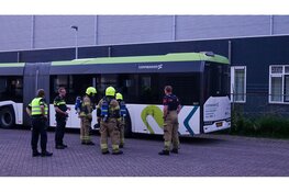 Brandweer aanwezig bij Connexxion in Den Helder