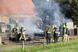 Brand ontstaan op Zuiderweg in Anna Paulowna