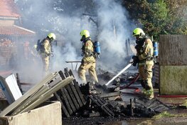 Brand ontstaan op Zuiderweg in Anna Paulowna