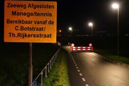 Omgeving afgezet rondom de Vuurtoren vanwege de storm