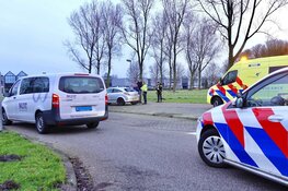 Ongeluk met taxibusje in Den Helder
