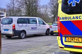 Ongeluk met taxibusje in Den Helder