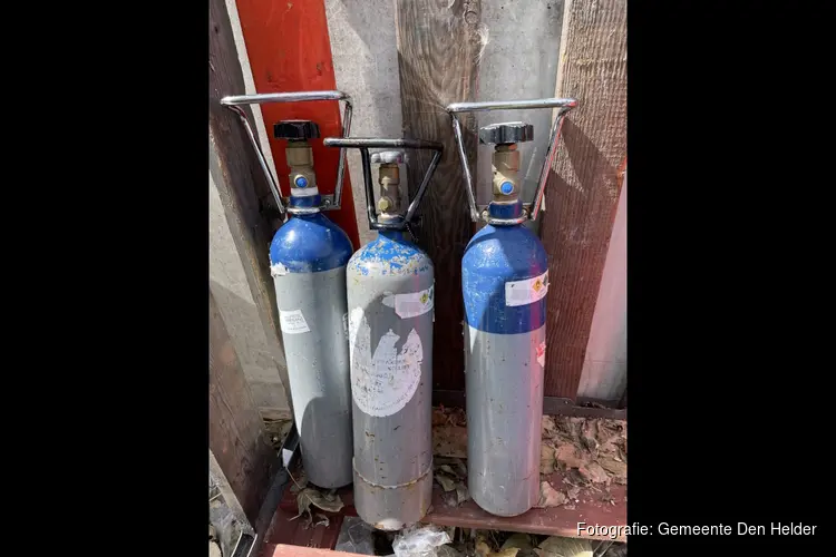 Lege lachgascilinder? Lever ‘m in op het afvalbrengstation