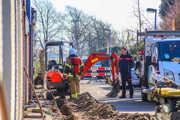 Gaslekkage tijdens graven in Den Helder