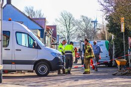 Gaslekkage tijdens graven in Den Helder