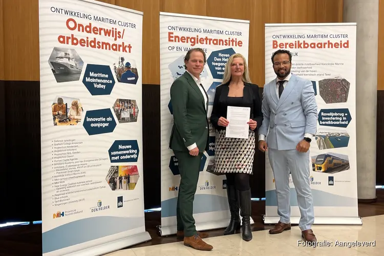 Noord-Holland, Den Helder en Defensie investeren in het Maritiem Cluster van Den Helder