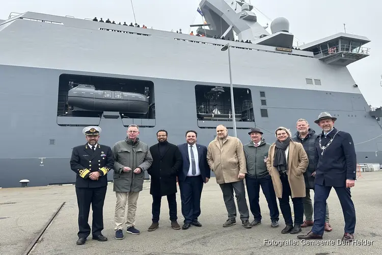 CSS 'Den Helder' gearriveerd in Den Helder
