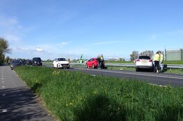 Verkeerschaos in Den Helder na ongeval op de N250