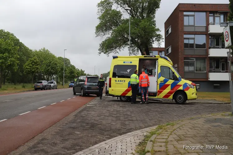 Fietser gewond na aanrijding met auto