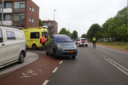 Fietser gewond na aanrijding met auto
