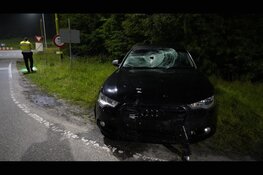 Automobilist vlucht na snelheidsmeting en verliest macht over het stuur