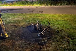 Scooter door brand verwoest