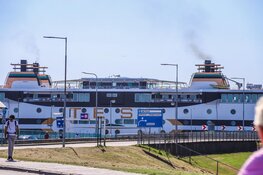 De TESO (veerboot) tussen Den Helder en Texel lag er dinsdagochtend tijdelijk uit