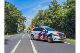 Auto raakt van de weg op N250