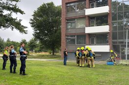 Flinke rookontwikkeling door brand in kelderbox aan Waddenzeestraat
