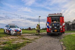 Buitenbrand in bunker aan Brakkeveldweg in Den Helder