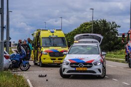 Ongeval tussen auto en motor in Den Helder
