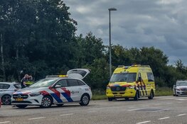 Ongeval tussen auto en motor in Den Helder