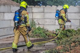 Buitenbrand bij begraafplaats in Den Helder snel geblust