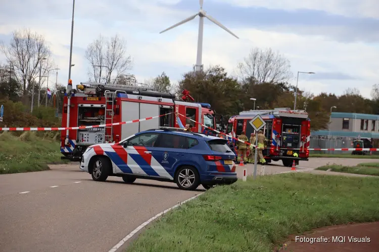 Gaslek in transportleiding op Nieuweweg in Den Helder snel onder controle