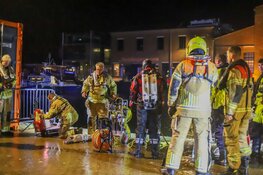 Niemand aangetroffen na grote zoekactie in water langs Zuidstraat