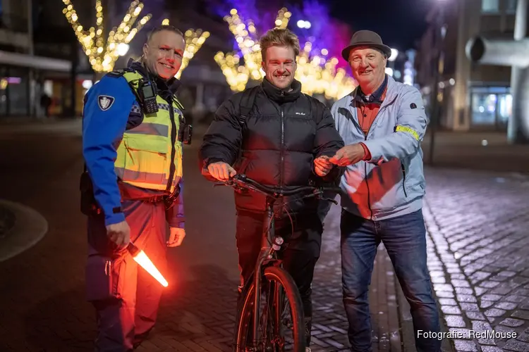 Geslaagde actie voor veilige fietsverlichting