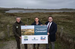 Sport en natuur hand in hand: convenant Halve van Den Helder ondertekend