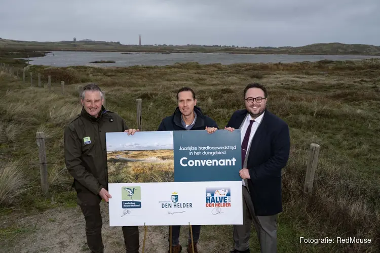 Sport en natuur hand in hand: convenant Halve van Den Helder ondertekend