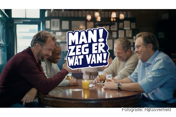 Landelijke campagne ‘Man, zeg er wat van!’ nu ook te zien in horeca in Den Helder