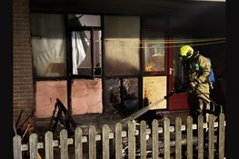 Flinke schade na brand bij woning Den Helder