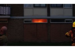 Brand in opslagruimte van flat