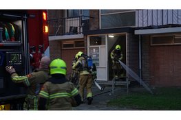 Brand in opslagruimte van flat