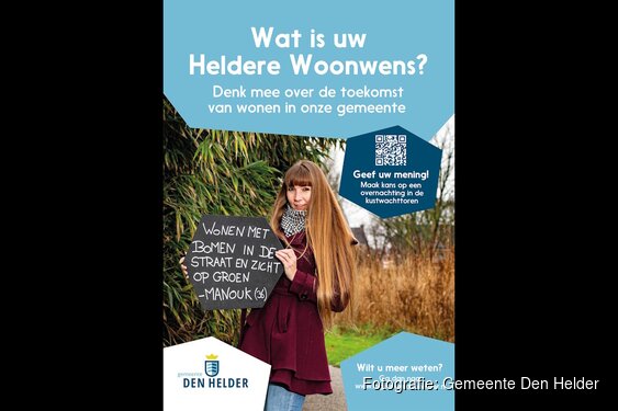 Gemeente Den Helder vraagt naar woonwensen inwoners en woningzoekenden