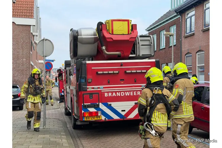Brandweer rukt uit voor schoorsteenbrand in Den Helder