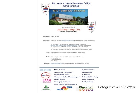 Julianadorper Bridge Kampioenschap