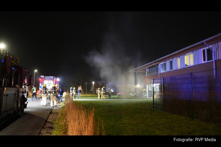 Veel rook bij brand in zorginstelling Julianadorp