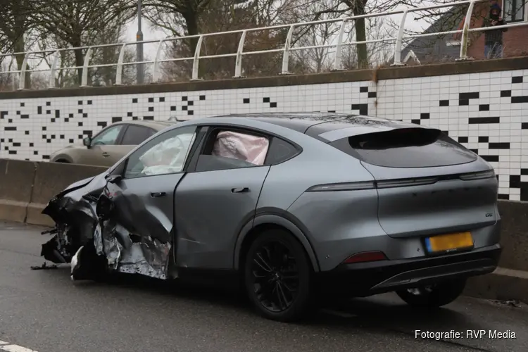 Flinke schade na frontale botsing op N9