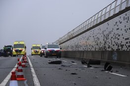Flinke schade na frontale botsing op N9