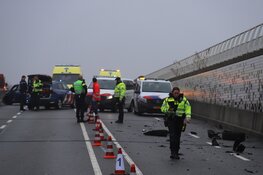 Flinke schade na frontale botsing op N9
