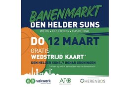 Unieke banenmarkt in samenwerking met de Den Helder Suns: nieuwe kansen op werk én sport