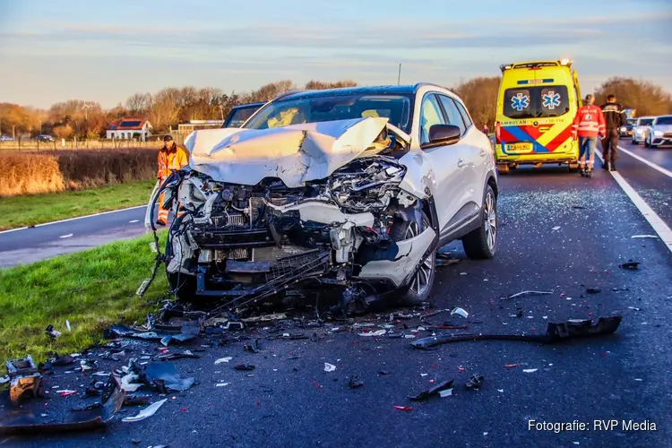 Meerdere ongevallen op N250 nabij Vliegveld de Kooy Den Helder