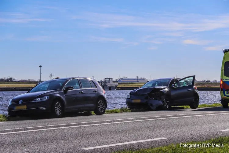 Kop-staartbotsing op N9 richting Den Helder