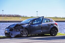 Kop-staartbotsing op N9 richting Den Helder